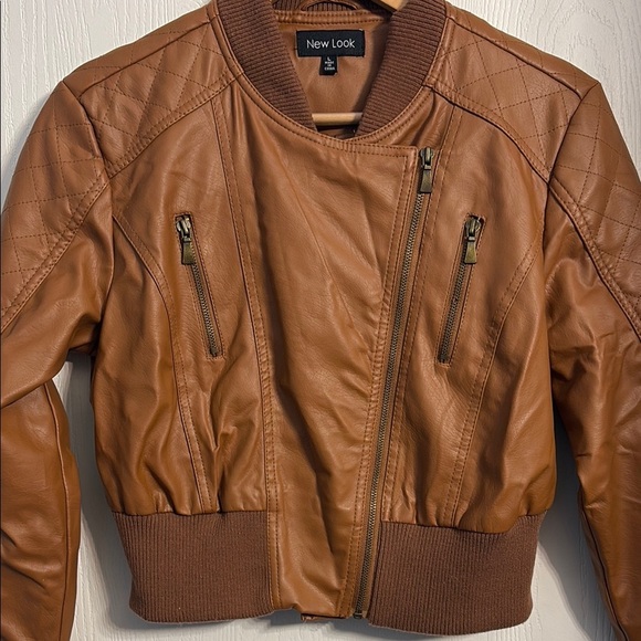 New Look Women's Tan Bomber Jacket - Picture 2 of 14